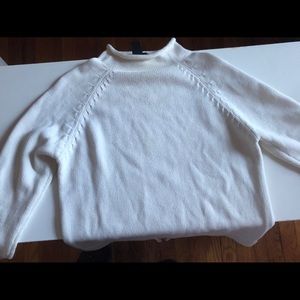 Thick white sweater RALPH LAUREN